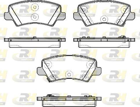 Roadhouse 21804.02 - Kit pastiglie freno, Freno a disco autozon.pro