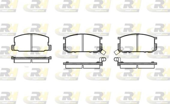 Roadhouse 2180.02 - Kit pastiglie freno, Freno a disco autozon.pro