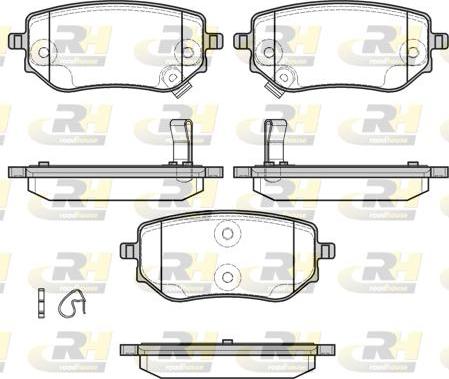 Roadhouse 21802.02 - Kit pastiglie freno, Freno a disco autozon.pro