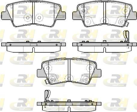 Roadhouse 21807.02 - Kit pastiglie freno, Freno a disco autozon.pro