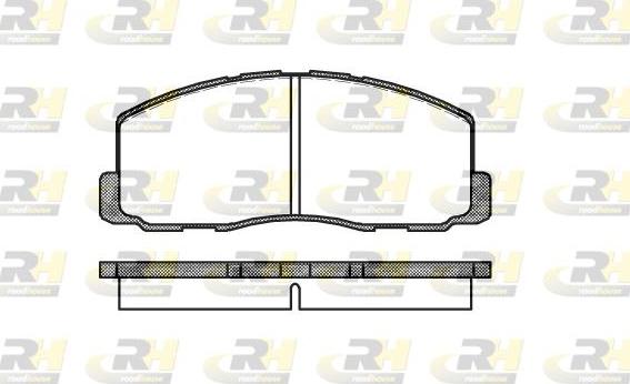 Roadhouse 2188.00 - Kit pastiglie freno, Freno a disco autozon.pro