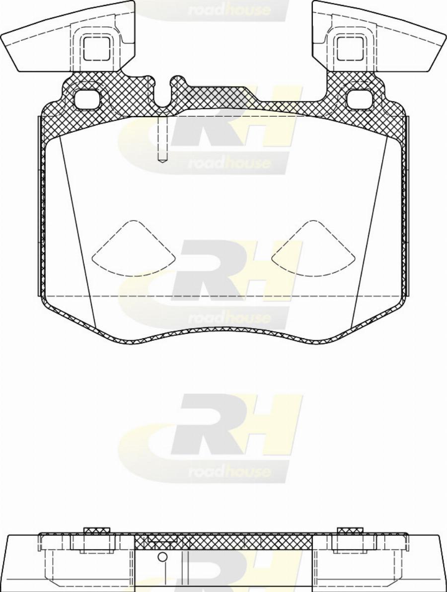 Roadhouse 21883.00 - Kit pastiglie freno, Freno a disco autozon.pro