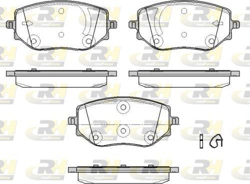 Roadhouse 21887.00 - Kit pastiglie freno, Freno a disco autozon.pro