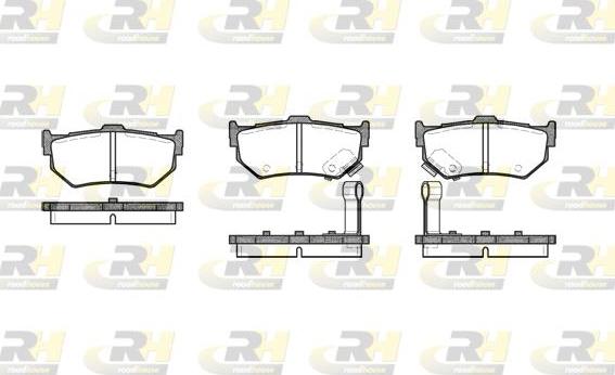 Roadhouse 2183.02 - Kit pastiglie freno, Freno a disco autozon.pro