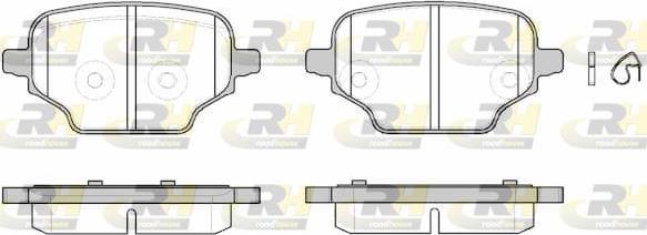 Roadhouse 21837.00 - Kit pastiglie freno, Freno a disco autozon.pro