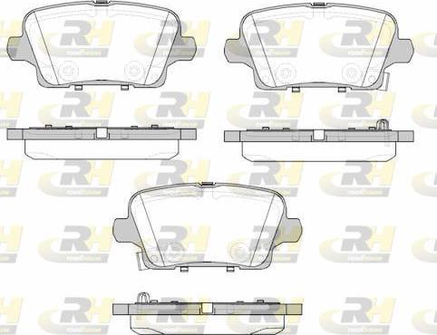 Roadhouse 21821.02 - Kit pastiglie freno, Freno a disco autozon.pro