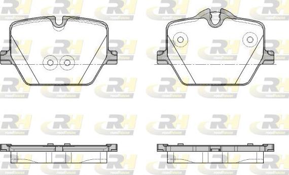 Roadhouse 21875.00 - Kit pastiglie freno, Freno a disco autozon.pro