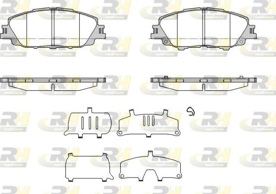 Roadhouse 21870.00 - Kit pastiglie freno, Freno a disco autozon.pro