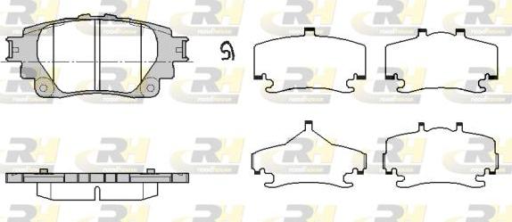 Roadhouse 21871.00 - Kit pastiglie freno, Freno a disco autozon.pro