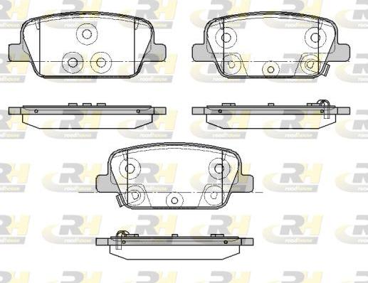 Roadhouse 21878.02 - Kit pastiglie freno, Freno a disco autozon.pro