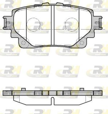 Roadhouse 21872.00 - Kit pastiglie freno, Freno a disco autozon.pro