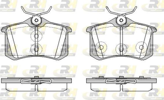 Roadhouse 21391.57 - Kit pastiglie freno, Freno a disco autozon.pro