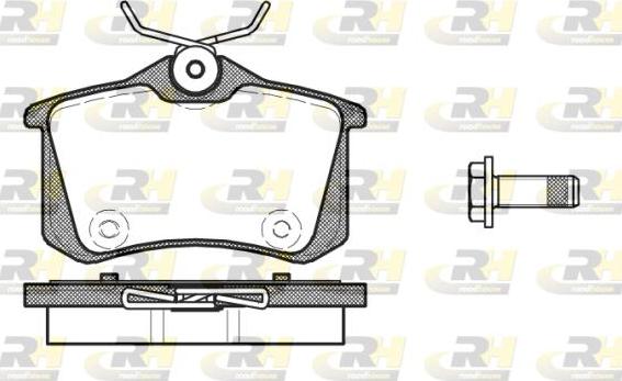 Roadhouse 21391.00 - Kit pastiglie freno, Freno a disco autozon.pro