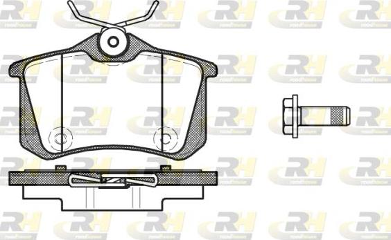 Roadhouse 21391.10 - Kit pastiglie freno, Freno a disco autozon.pro