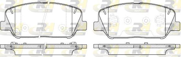 Roadhouse 21398.12 - Kit pastiglie freno, Freno a disco autozon.pro