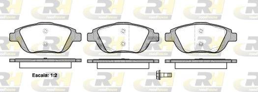 Roadhouse 21392.00 - Kit pastiglie freno, Freno a disco autozon.pro