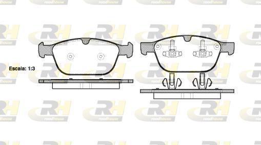 Roadhouse 21397.00 - Kit pastiglie freno, Freno a disco autozon.pro