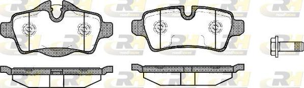 Roadhouse 21344.00 - Kit pastiglie freno, Freno a disco autozon.pro