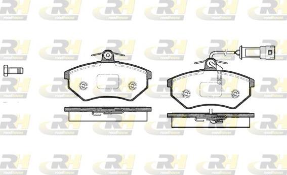 Roadhouse 2134.42 - Kit pastiglie freno, Freno a disco autozon.pro