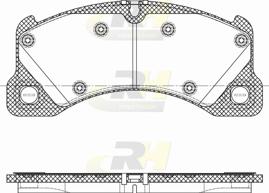 Roadhouse 21345.45 - Kit pastiglie freno, Freno a disco autozon.pro