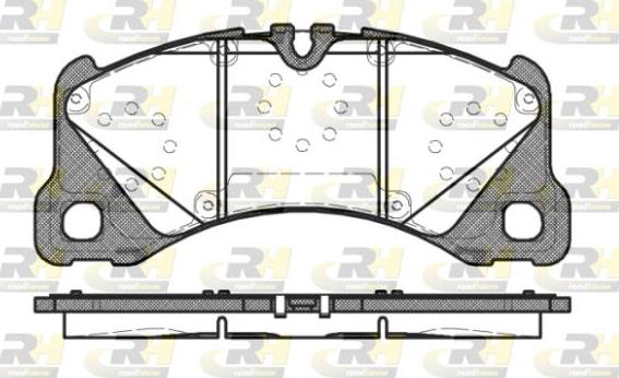 Roadhouse 21345.40 - Kit pastiglie freno, Freno a disco autozon.pro