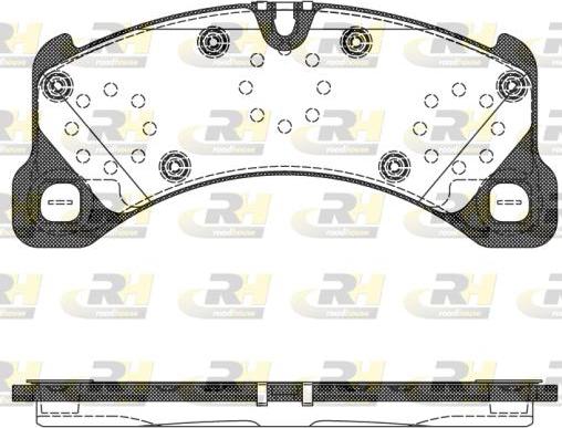 Roadhouse 21345.50 - Kit pastiglie freno, Freno a disco autozon.pro