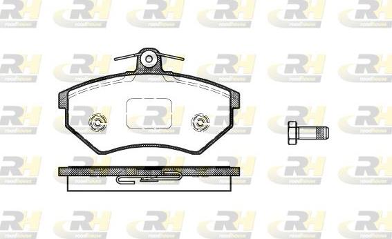 Roadhouse 2134.50 - Kit pastiglie freno, Freno a disco autozon.pro