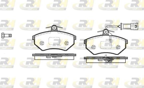 Roadhouse 2134.52 - Kit pastiglie freno, Freno a disco autozon.pro