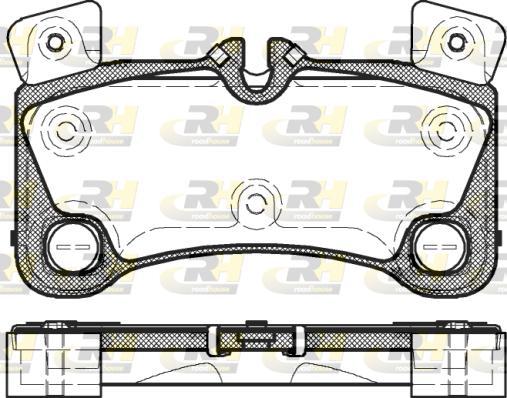 Roadhouse 21346.00 - Kit pastiglie freno, Freno a disco autozon.pro