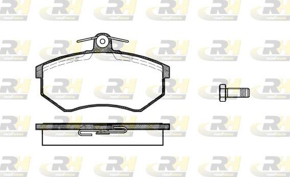 Roadhouse 2134.00 - Kit pastiglie freno, Freno a disco autozon.pro