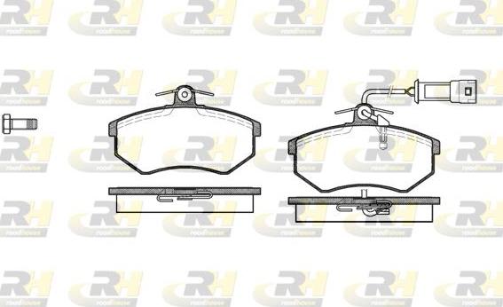 Roadhouse 2134.02 - Kit pastiglie freno, Freno a disco autozon.pro