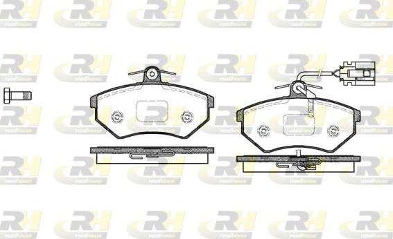 Roadhouse 2134.82 - Kit pastiglie freno, Freno a disco autozon.pro