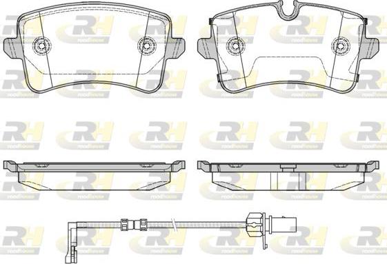 Roadhouse 21343.20 - Kit pastiglie freno, Freno a disco autozon.pro