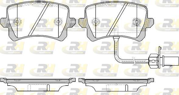 Roadhouse 21342.01 - Kit pastiglie freno, Freno a disco autozon.pro