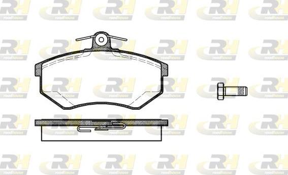 Roadhouse 2134.20 - Kit pastiglie freno, Freno a disco autozon.pro