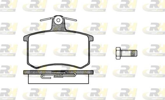 Roadhouse 2135.00 - Kit pastiglie freno, Freno a disco autozon.pro