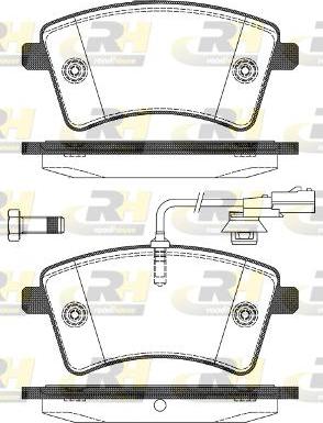 Roadhouse 21351.01 - Kit pastiglie freno, Freno a disco autozon.pro