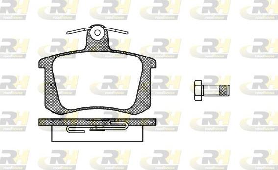 Roadhouse 2135.20 - Kit pastiglie freno, Freno a disco autozon.pro