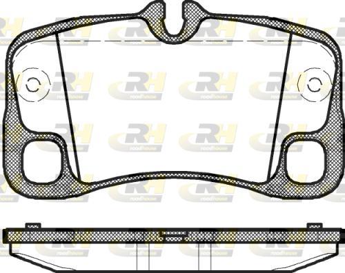 Roadhouse 21369.00 - Kit pastiglie freno, Freno a disco autozon.pro