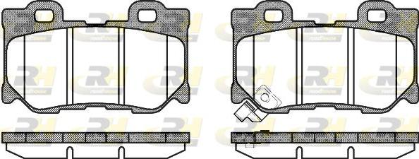 Roadhouse 21365.01 - Kit pastiglie freno, Freno a disco autozon.pro