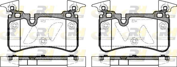 Roadhouse 21367.00 - Kit pastiglie freno, Freno a disco autozon.pro