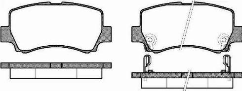 Alpha Brakes HKT-TY-042 - Kit pastiglie freno, Freno a disco autozon.pro