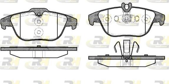 Roadhouse 21305.20 - Kit pastiglie freno, Freno a disco autozon.pro