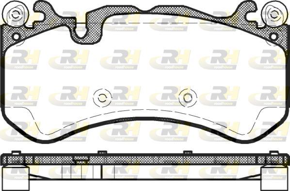 Roadhouse 21300.00 - Kit pastiglie freno, Freno a disco autozon.pro