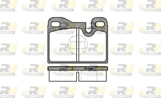 Roadhouse 2130.00 - Kit pastiglie freno, Freno a disco autozon.pro