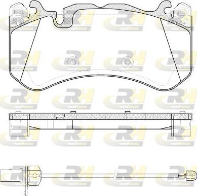 Roadhouse 21300.30 - Kit pastiglie freno, Freno a disco autozon.pro