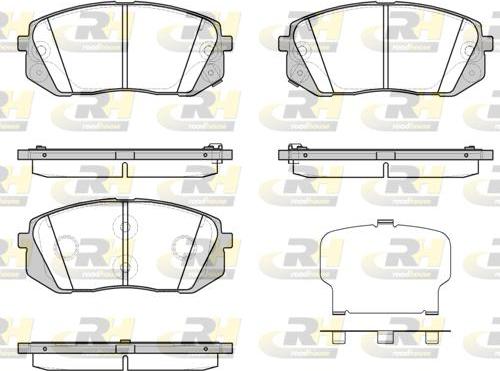 Roadhouse 21302.43 - Kit pastiglie freno, Freno a disco autozon.pro