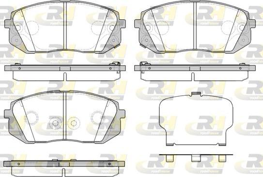 Roadhouse 21302.52 - Kit pastiglie freno, Freno a disco autozon.pro