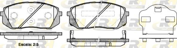 Roadhouse 21302.02 - Kit pastiglie freno, Freno a disco autozon.pro