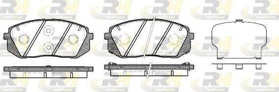 Roadhouse 21302.22 - Kit pastiglie freno, Freno a disco autozon.pro